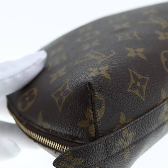 LOUIS VUITTON Monogram Trousse Demi Ronde Cosmetic Pouch M47520 LV Auth 76246 - Picture 15 of 16